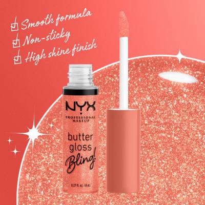 NYX Professional Makeup Butter Gloss Bling Sjajilo za usne za žene 8 ml Nijansa 02 Dripped Out