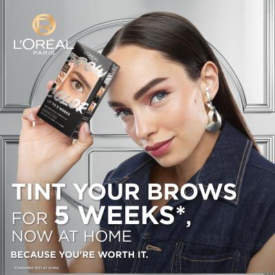 L&#039;Oréal Paris Brow Color Semi-Permanent Eyebrow Tint Boja za obrve za žene 1 kom Nijansa 5.0 Brunette