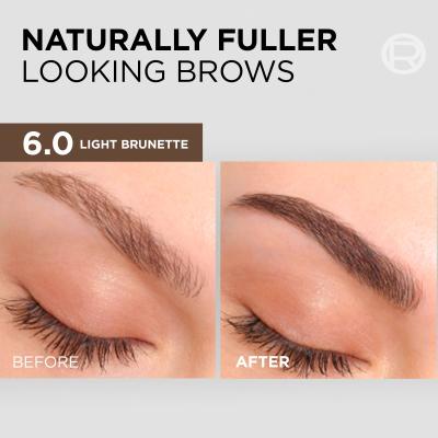 L&#039;Oréal Paris Brow Color Semi-Permanent Eyebrow Tint Boja za obrve za žene 1 kom Nijansa 6.0 Light Brunette