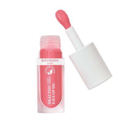 BOURJOIS Paris Healthy Mix Clean &amp; Vegan S.O.S Lip Oil Ulje za usne za žene 4,5 ml Nijansa 4 Pink Passion