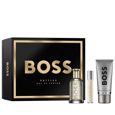 HUGO BOSS Boss Bottled Poklon set parfemska voda 100 ml + parfemska voda 10 ml + gel za tuširanje 100 ml