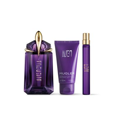 Mugler Alien Poklon set parfemska voda 60 ml + losion za tijelo 50 ml + parfemska voda 10 ml