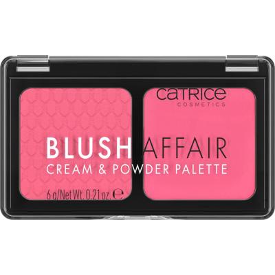 Catrice Blush Affair Cream &amp; Powder Palette Rumenilo za žene 6 g Nijansa 020 Pleasing Pink