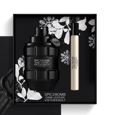 Viktor &amp; Rolf Spicebomb Dark Leather Poklon set parfemska voda 90 ml + parfemska voda 10 ml