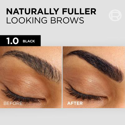 L&#039;Oréal Paris Brow Color Semi-Permanent Eyebrow Tint Boja za obrve za žene 1 kom Nijansa 1.0 Black