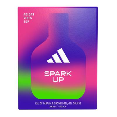 Adidas Vibes Spark Up Poklon set parfemska voda 100 ml + gel za tuširanje 100 ml