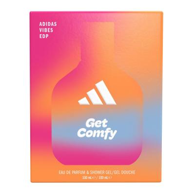 Adidas Vibes Get Comfy Poklon set parfemska voda 100 ml + gel za tuširanje 100 ml