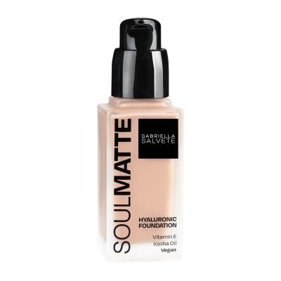 Gabriella Salvete Soulmatte Hyaluronic Foundation Puder za žene 30 ml Nijansa 01N Porcelain Neutral