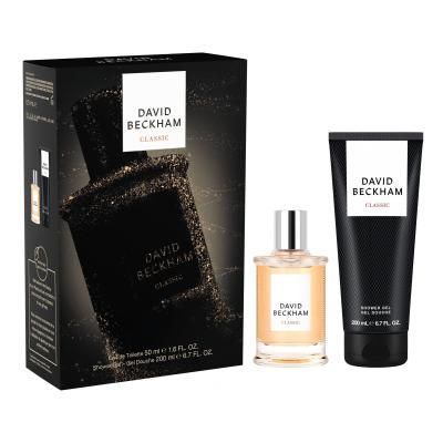 David Beckham Classic Poklon set toaletna voda 50 ml + gel za tuširanje 200 ml