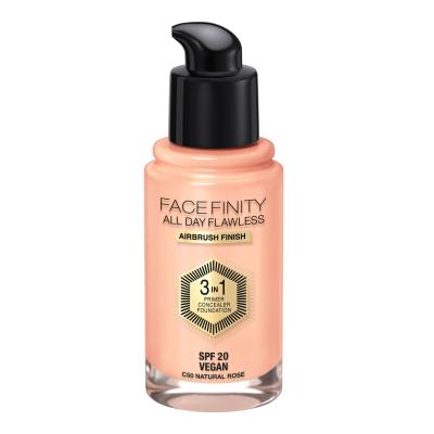 Max Factor Facefinity All Day Flawless SPF20 Puder za žene 30 ml Nijansa C50 Natural Rose