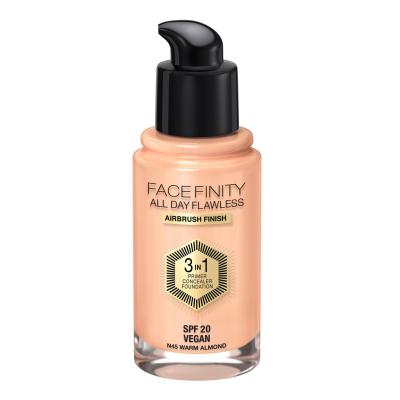 Max Factor Facefinity All Day Flawless SPF20 Puder za žene 30 ml Nijansa N45 Warm Almond