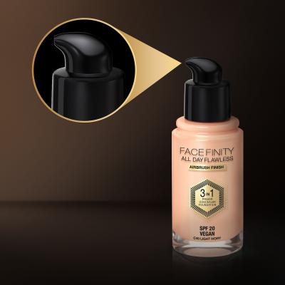 Max Factor Facefinity All Day Flawless SPF20 Puder za žene 30 ml Nijansa N55 Beige