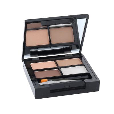 Makeup Revolution London Focus & Fix Eyebrow Shaping Kit Paletica za obrve za žene 5,8 g Nijansa Light Medium