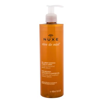 NUXE Rêve de Miel Face And Body Ultra-Rich Cleansing Gel Gel za tuširanje za žene 400 ml