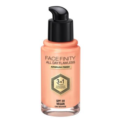 Max Factor Facefinity All Day Flawless SPF20 Puder za žene 30 ml Nijansa C80 Bronze