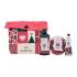 The Body Shop Cherries & Cheer Poklon set gel za tuširanje Cherries & Cheer Shower Gel 250 ml + maslac za tijelo Cherries & Cheer Body Butter 200 ml + balzam za ruke Cherries & Cheer Hand Balm 30 ml + kozmetička torbica