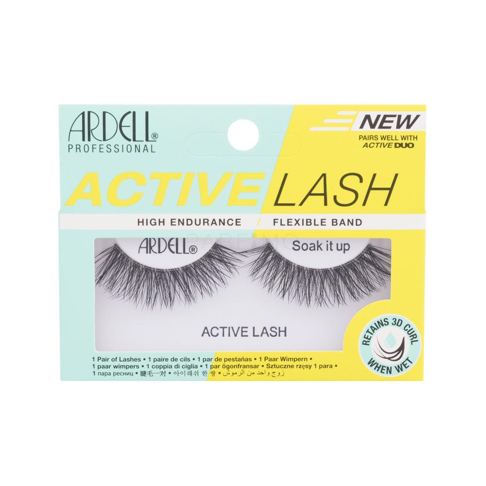 Ardell Active Lash Soak It Up Umjetne Trepavice Za žene 1 Kom Nijansa Black Lijepahr 