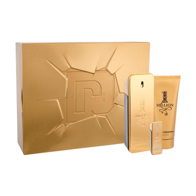 Paco Rabanne 1 Million Poklon set toaletna voda 100 ml + gel za tuširanje 100 ml + toaletna voda 5 ml