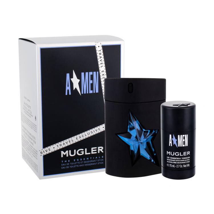 Mugler A*Men Rubber Poklon set toaletní voda 100 ml rubber  + deostick 75 ml