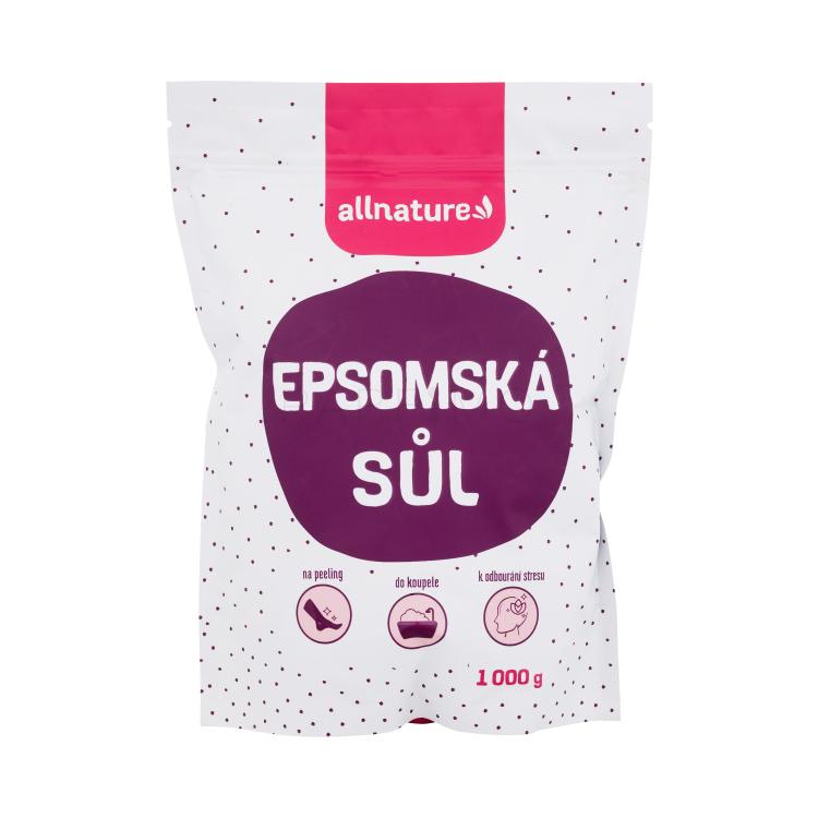 Allnature Epsom Salt Solna kupka 1000 g