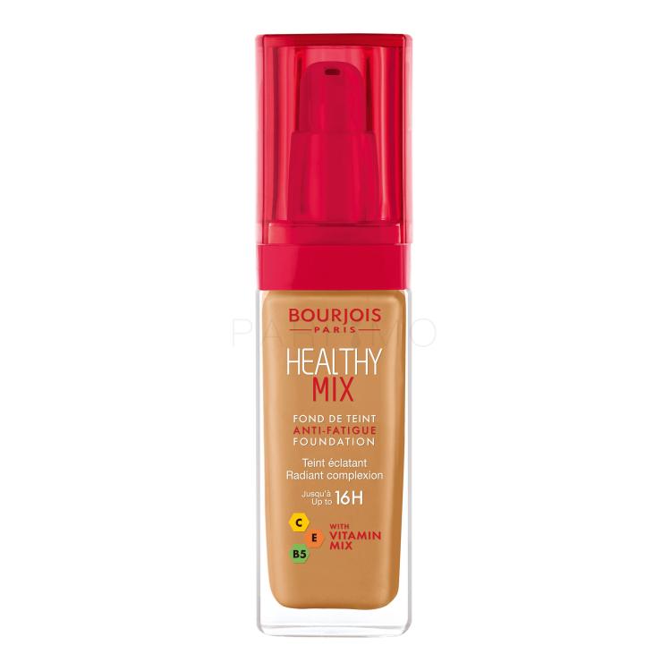 BOURJOIS Paris Healthy Mix Anti-Fatigue Foundation Puder za žene 30 ml Nijansa 57,5 Golden Caramel