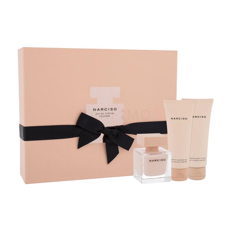 Narciso Rodriguez Narciso Poudrée Poklon set parfemska voda 50 ml + krema za tuširanje 75 ml + mlijeko za tijelo 75 ml