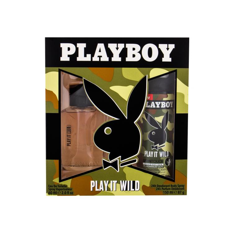 Playboy Play It Wild Poklon set toaletna voda 60 ml + dezodorans 150 ml