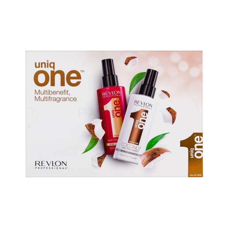 Revlon Professional Uniq One Duo Kit Poklon set maska za kosu bez ispiranja 150 ml + maska za kosu bez ispiranja Coconut 150 ml