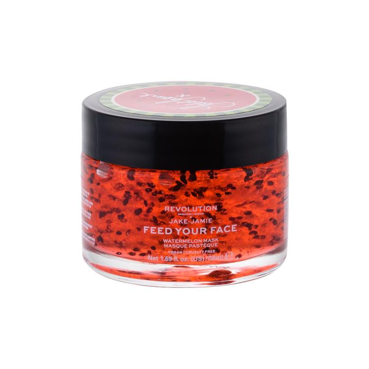 Revolution Skincare X Jake-Jamie Feed Your Face Watermelon Mask Maska za lice za žene 50 ml