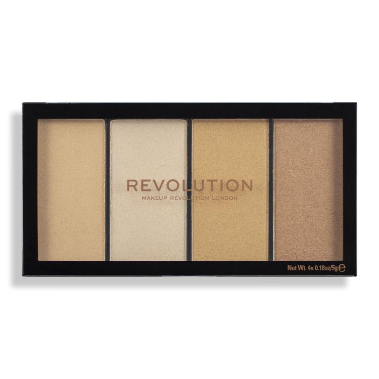 Makeup Revolution London Re-loaded Palette Highlighter za žene 20 g Nijansa Lustre Lights Warm