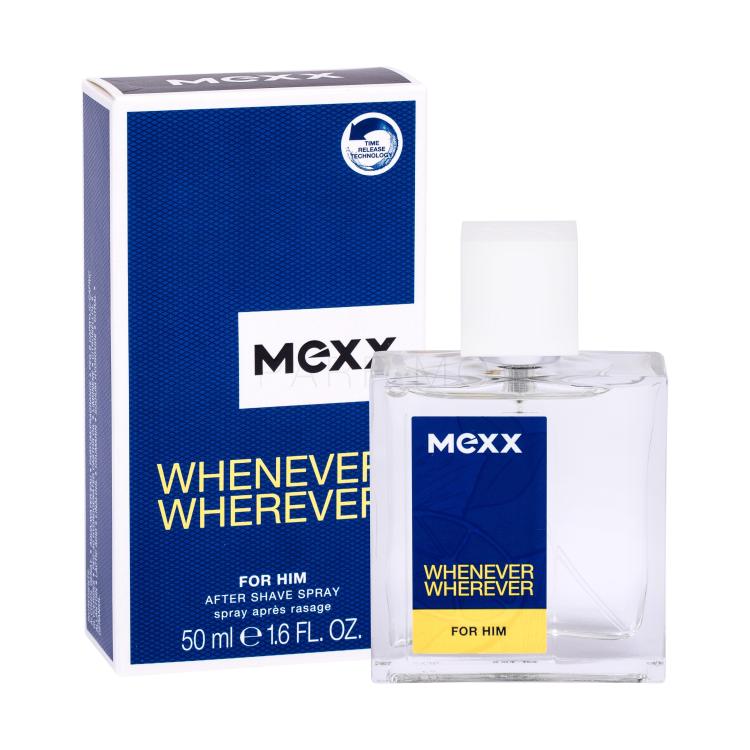 Mexx Whenever Wherever Vodica nakon brijanja za muškarce 50 ml