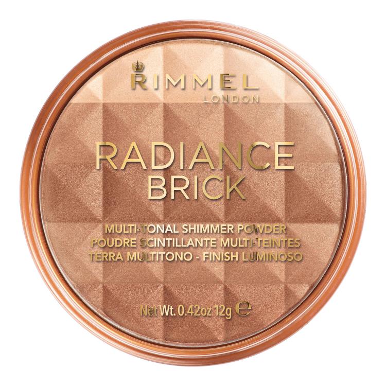 Rimmel London Radiance Brick Bronzer za žene 12 g Nijansa 001 Light