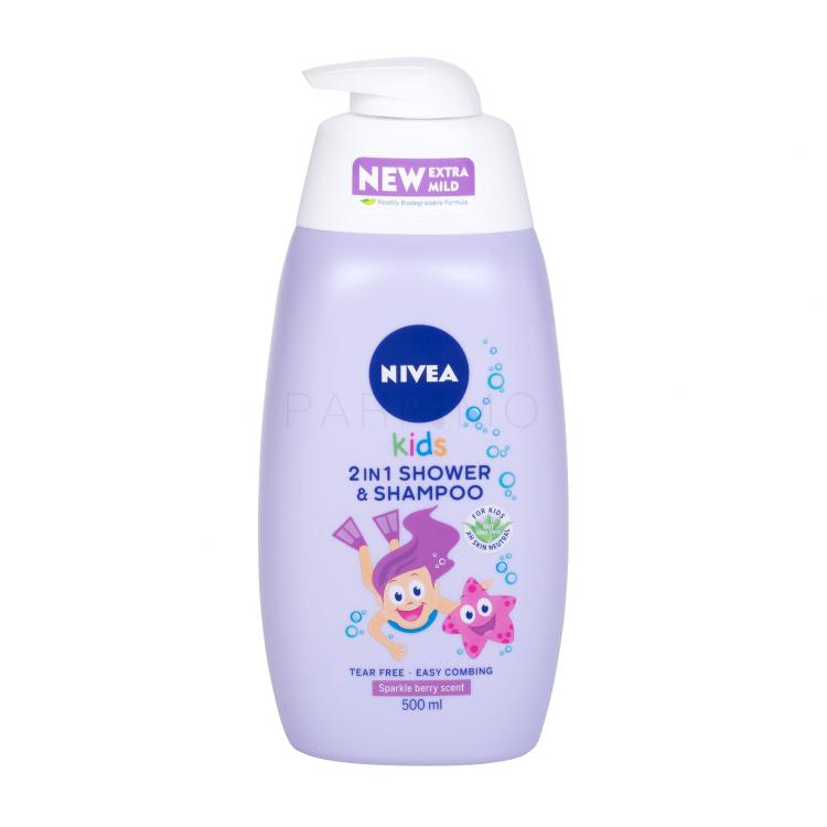 Nivea Kids 2in1 Shower &amp; Shampoo Gel za tuširanje za djecu 500 ml