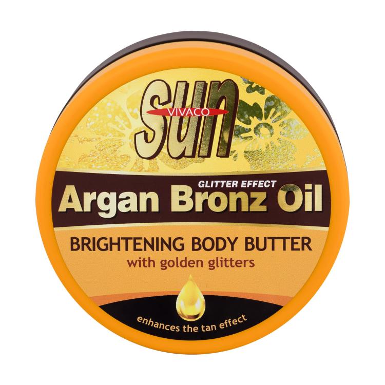 Vivaco Sun Argan Bronz Oil Brightening Body Butter Proizvod za njegu nakon sunčanja 200 ml