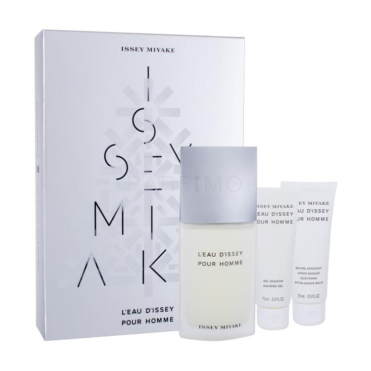 Issey Miyake L&#039;Eau D&#039;Issey Pour Homme Poklon set toaletna voda 125 ml + gel za tuširanje 75 ml + balzam nakon brijanja 75 ml