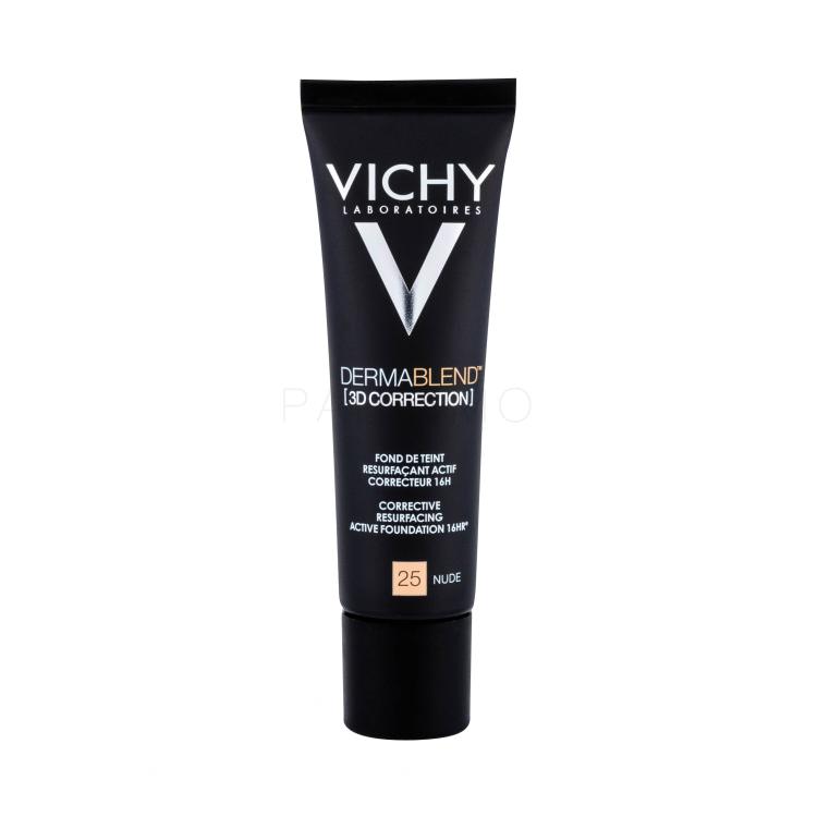 Vichy Dermablend™ 3D Antiwrinkle &amp; Firming Day Cream SPF25 Puder za žene 30 ml Nijansa 25 Nude oštećena kutija