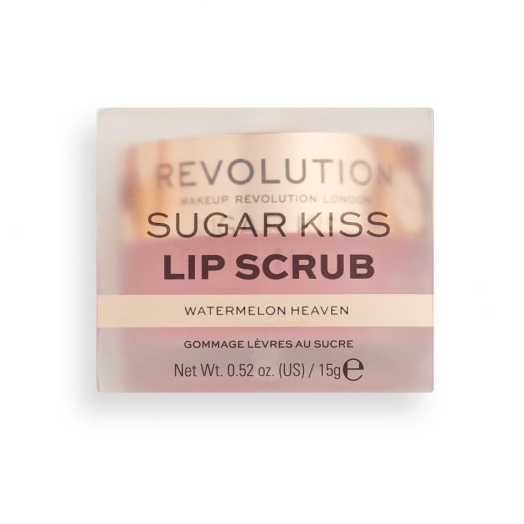 Makeup Revolution London Sugar Kiss Lip Scrub Watermelon Heaven Balzam za usne za žene 15 g