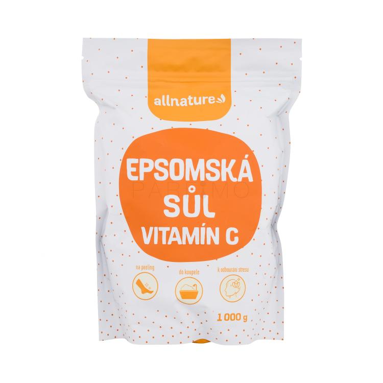 Allnature Epsom Salt Vitamin C Solna kupka 1000 g