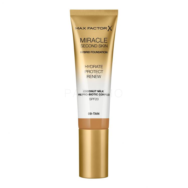 Max Factor Miracle Second Skin SPF20 Puder za žene 30 ml Nijansa 09 Tan