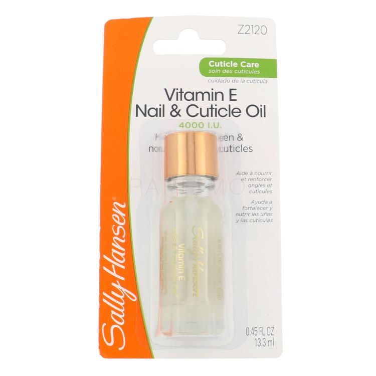 Sally Hansen Cuticle Care Vitamin E Nail and Cuticle Oil Njega noktiju za žene 13,3 ml oštećena ambalaža