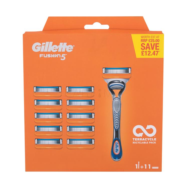 Gillette Fusion5 Aparat za brijanje za muškarce 1 kom oštećena kutija