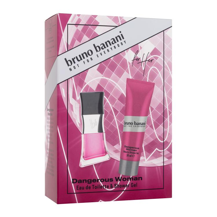 Bruno Banani Dangerous Woman Poklon set toaletna voda 30 ml + gel za tuširanje 50 ml