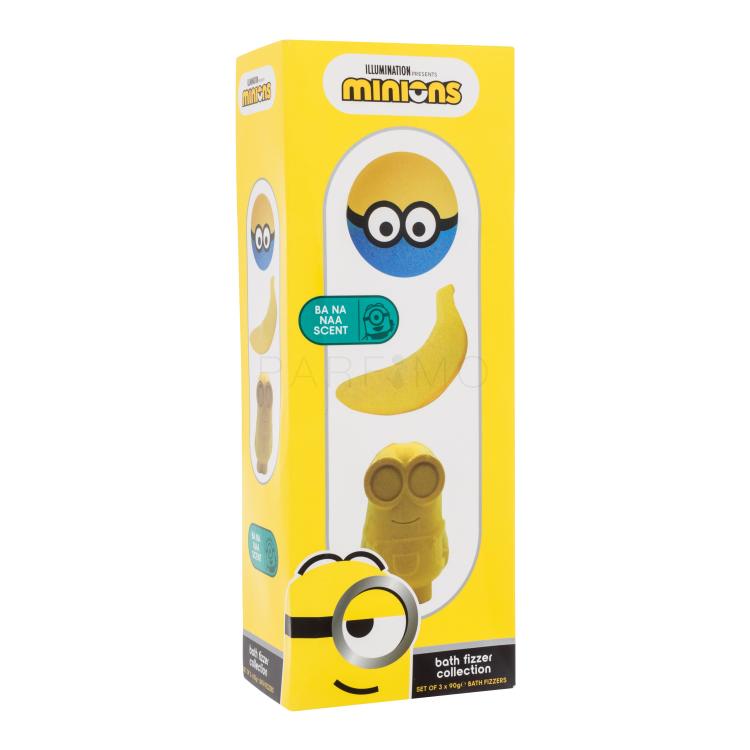 Minions Minions Bath Fizzer Collection Poklon set bombica za kupanje 3 x 90 g