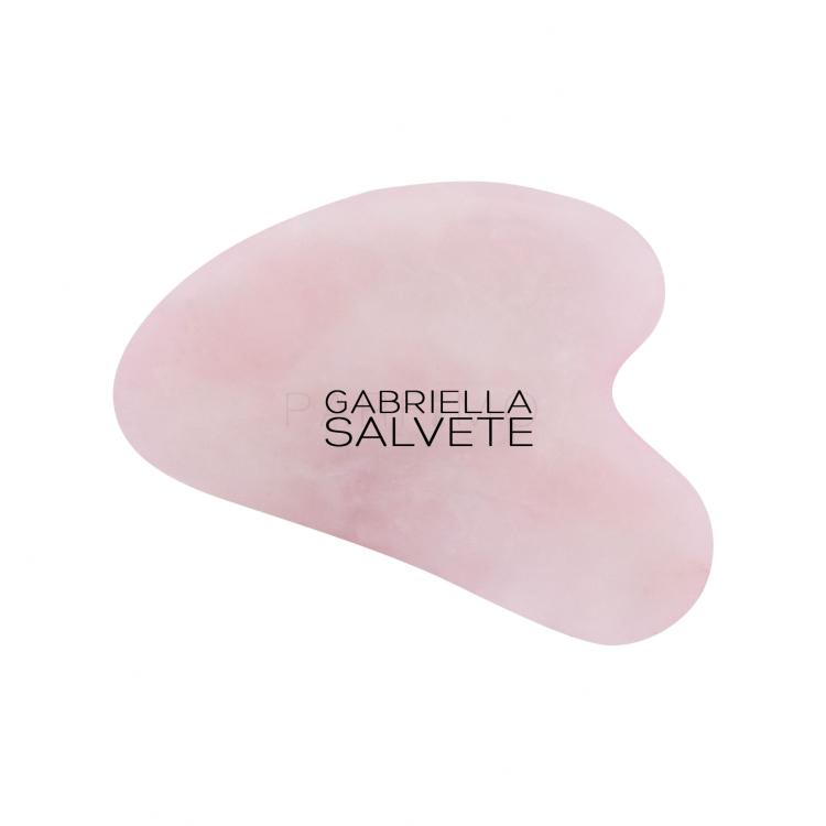 Gabriella Salvete Face Massage Stone Rose Quartz Gua Sha Masažni valjak i kamen za žene 1 kom