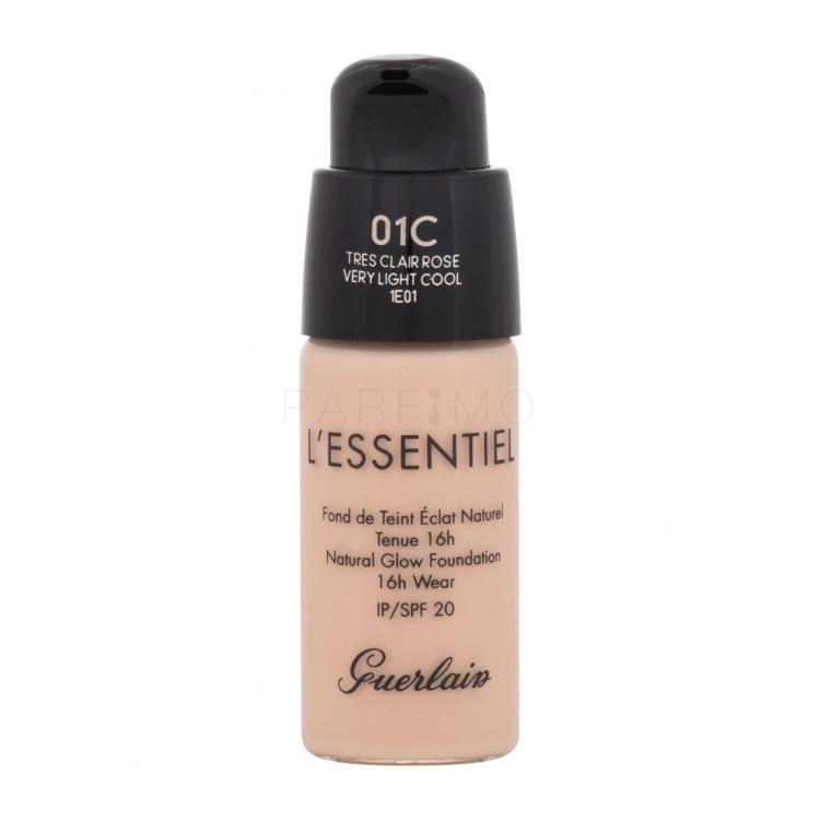 Guerlain L´Essentiel Natural Glow SPF20 Puder za žene 15 ml Nijansa 01C Very Light Cool tester