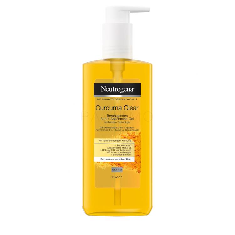 Neutrogena Curcuma Clear Micellar Gel 3-in-1 Gel za čišćenje lica 200 ml