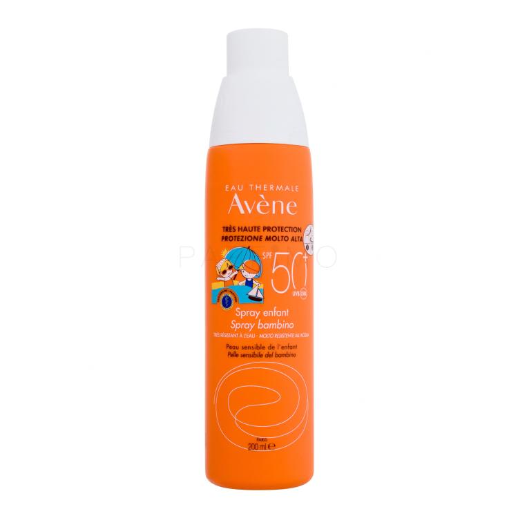 Avene Sun Kids Spray SPF50+ Proizvod za zaštitu od sunca za tijelo za djecu 200 ml