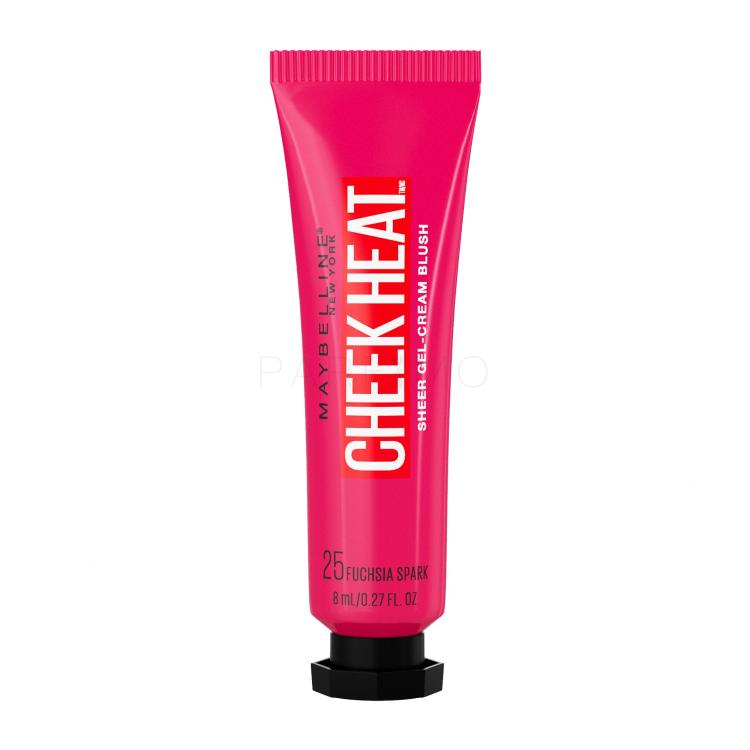 Maybelline Cheek Heat Rumenilo za žene 8 ml Nijansa 25 Fuchsia Spark