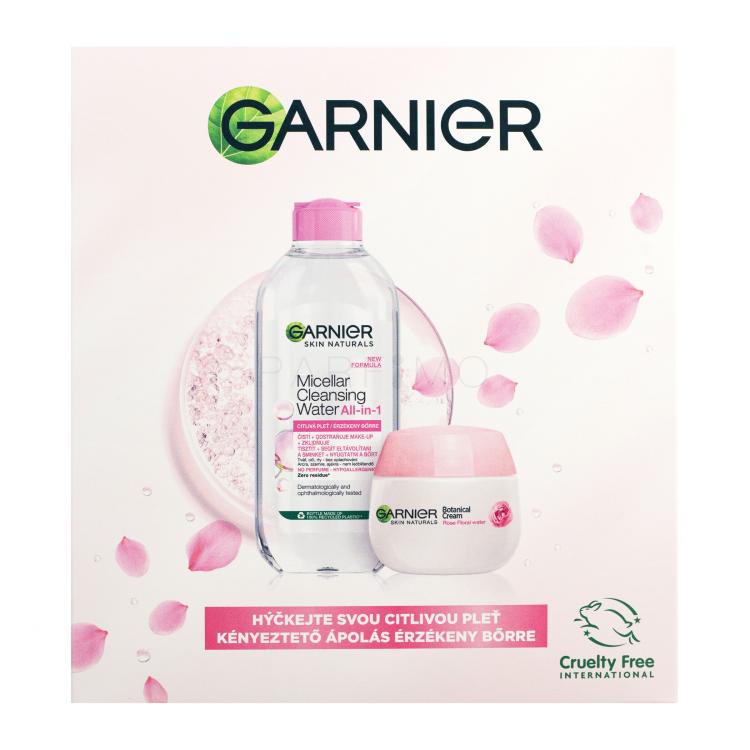 Garnier Skin Naturals Rose Cream Gift Set Poklon set dnevna krema za lice Skin Naturals Rose Cream 50 ml + micelarna voda Skin Naturals Micellar Cleansing Water All-In-1 400 ml