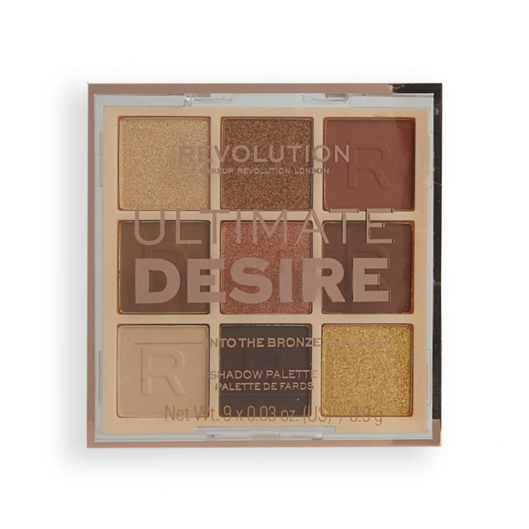 Makeup Revolution London Ultimate Desire Sjenilo za oči za žene 8,1 g Nijansa Into The Bronze